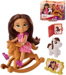 MATTEL SPIRIT Malá Lucky panenka kloubová 14cm set s koníkem a doplňky