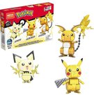 MEGA CONSTRUX Pokmon Pikachu / Pichu / Raichu 3v1 STAVEBNICE