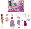 MATTEL BRB Adventní kalendář módní s panenkou Barbie