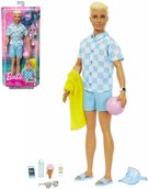 MATTEL BRB Barbie panák Ken na pláži herní set s doplňky v krabici