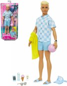 MATTEL BRB Barbie pank Ken na pli hern set s doplky v krabici
