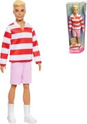 MATTEL BRB Barbie Fashionistas pank Ken ervenobl pruhovan triko