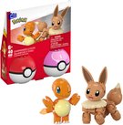 Pokmon Megablok set 2x Pokball Eevee + Charmender stavebnice 40 dlk