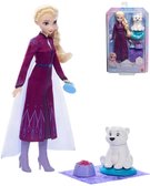 MATTEL Frozen Panenka Elsa s lednm medvdem a doplky