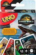 MATTEL HRA Uno karty Jursk svt: Znovuzrozen *SPOLEENSK HRY*