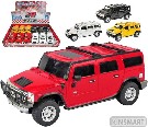 KINSMART Auto model 1:40 HUMMER H2 SUV kov PB 12cm 4 barvy