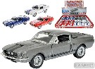 KINSMART Auto model 1:38 SHELBY GT500 1967 kov PB 12cm 4 barvy