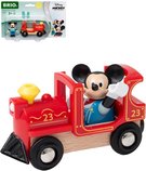 BRIO DEVO Set vlek lokomotiva + postavika Myk Mickey Mouse
