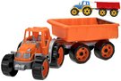 Traktor barevn set se sklpcm pvsem 54cm 2 barvy plast v sce