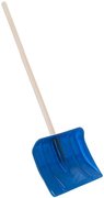 DŘEVO Lopata pro děti na sníh 87cm hráblo modré plast/dřevo