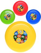 Hzec disk smajlk frisbee plastov tal s obrzkem 4 barvy
