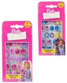 MATTEL BRB Barbie nalepovací nehty dětské set 24ks 2 druhy