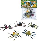 Zvata pavouk exotick 8cm plastov figurky zvtka set 5ks v sku