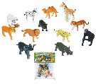 Zvata divok Safari 7cm plastov figurky zvtka set 12ks v sku