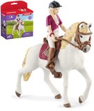 SCHLEICH Sofia na koni figurka run malovan hern set s doplky plast