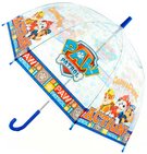 Deštník dětský Tlapková Patrola transparentní manuální 68cm