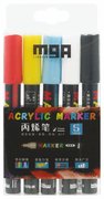 Fix akrylov popisova 2mm barevn marker set 5ks dekoran