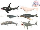 Zvířata mořská 18-26cm plastové figurky zvířátka 6 druhů