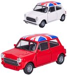 WELLY Auto Mini Cooper 1300 UK kov zptn chod 11cm 2 barvy