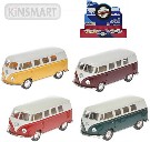 KINSMART Autobus model 1:32 VW Classic kov PB 13cm zptn chod 4 barvy