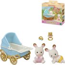 Sylvanian Families dvojata Chocolate krlk set s korkem a doplky v krabici