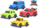 Autko barevn Mini Club baby 10cm voln chod 4 druhy plast