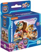 DODO PUZZLE Tlapková patrola ve velkofilmu 22x22cm skládačka 28 dílků