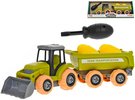 Traktor s vlečkou montážní šroubovací set s nástrojem a kukuřicí volný chod