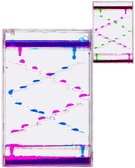 Lávové bubliny schody 14cm antistresová dekorace 6 barev