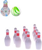 Hra Mini bowling set kuelky 10ks + kulika na kart plast