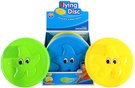 Talíř létající 23cm disk házecí frisbee hvězda 3 barvy plast