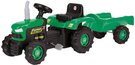 DOLU Traktor lapac set s vlekou 173x53x45cm zelen plast