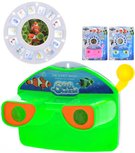 Foťák s promítáním zvířátka mořský svět set se 2 stereo kotoučky plast 3 barvy