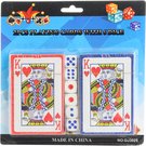 Hra Karty hrac olkov set 2 krabiky + 6 kostek *SPOLEENSK HRY*