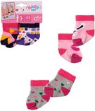 ZAPF BABY BORN Ponožky set 2 páry pro panenku miminko 43cm 2 druhy