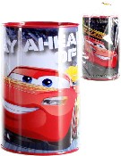 Pokladnika dtsk kovov Auta (Cars) 15cm kulat v sku 2 druhy