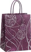 Taška dárková vánoční 18x23cm papírová DeLuxe Eco Friendly