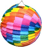 Lampin koule rainbow 25cm na rovku i svku kulat duhov kren papr