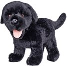 PLY Pes labrador 23cm ern stojc *PLYOV HRAKY*