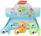 Želvička baby plavající do vany natahovací 12cm do vody 3 barvy plast