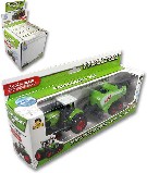 Traktor zelený farmářský set s přívěsem v krabici plast 4 druhy