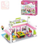 SLUBAN Stavebnice GIRLS Herna set 289 dlk + 3 figurky plast