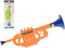 Trumpeta dtsk plastov 35cm 2 barvy v sku *HUDEBN NSTROJE*