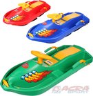 ACRA Boby dtsk s volantem SNOW BOAT se 2 brzdami pro 2 osoby 3 barvy plast