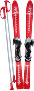 PLASTKON Lye carvingov Baby Ski 90cm erven s vznm a holemi