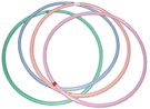 ACRA Obruč gymnastická hula hoop 80cm dětský fitness kruh 4 barvy