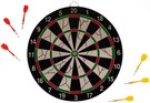 ACRA Ter na ipky zvsn 40cm kovov rm + 6 ipek