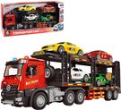 Auto odtahov sluba set odtahovka + 4 autka na baterie Svtlo Zvuk