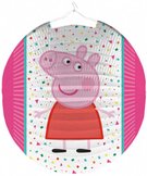 Lampion kulat prastko Peepa Pig 25cm na svku karton
