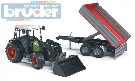 BRUDER 02112 (2112) Traktor CLAAS Nectis + čelní nakladač + sklápěcí vůz